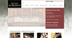 Desktop Screenshot of musicworkshopschool.com